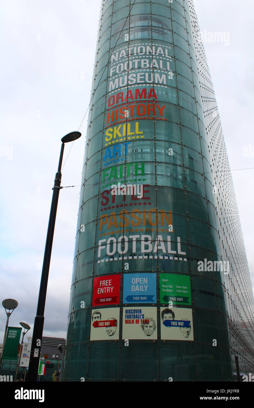 National Football Museum, Manchester Stockfoto