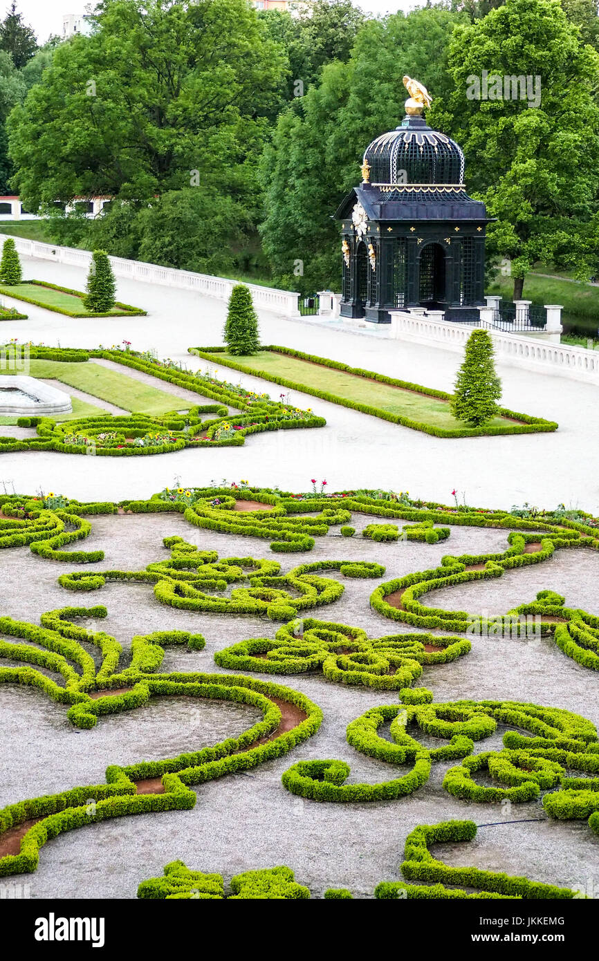 Branicki Palast-Park in Bialystok, Polen Stockfoto