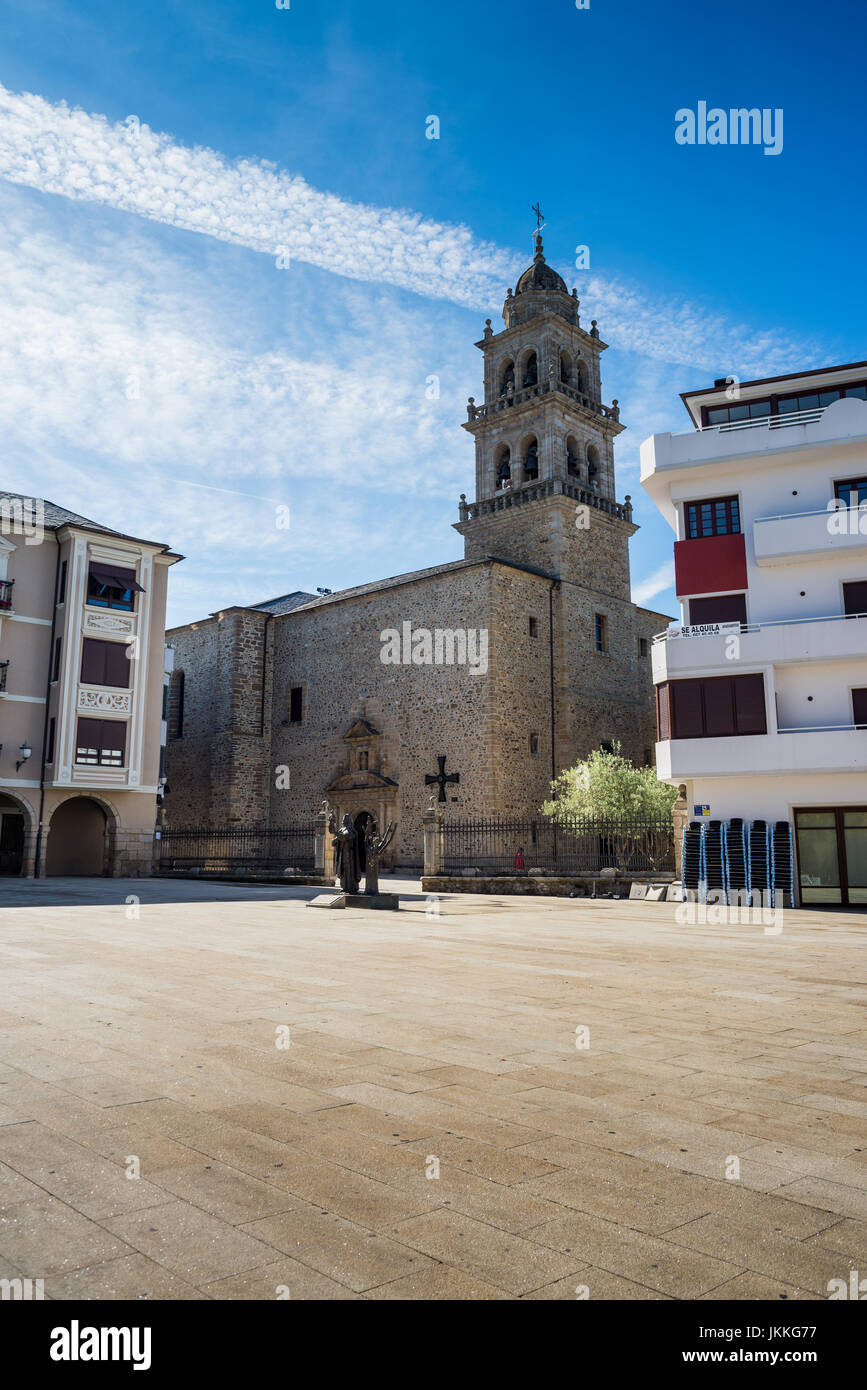 Basilika Nuestra Seora de la Encina, Spanien. Camino de Santiago. Stockfoto