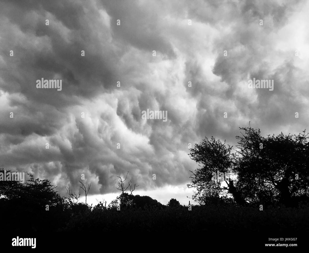 Gewitterwolken Stockfoto