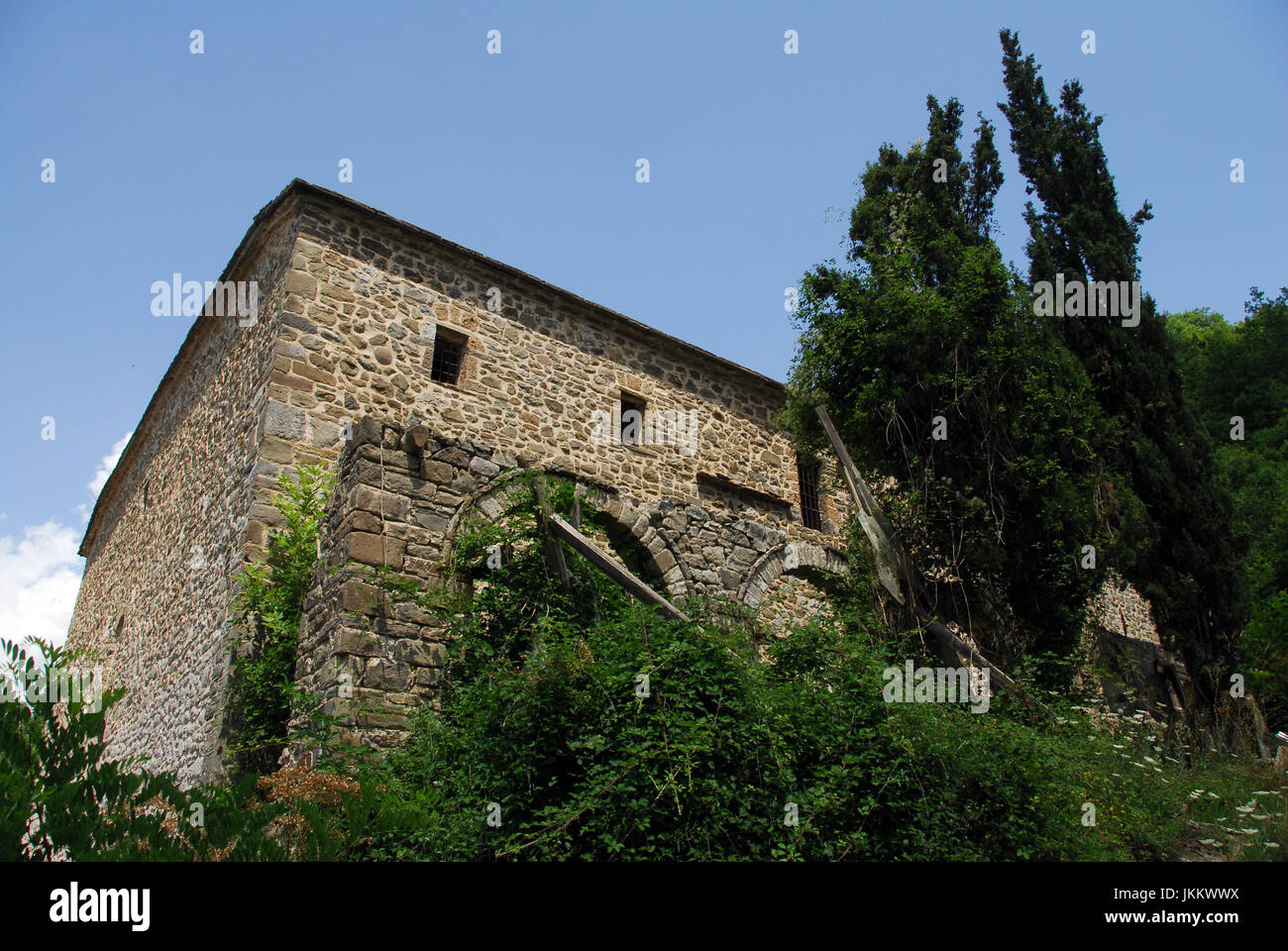 Zagoria Bergdörfer, Griechenland (Dilofo, Skamneli, Laista, Tsepelovo)  08 08 2010 Stockfoto
