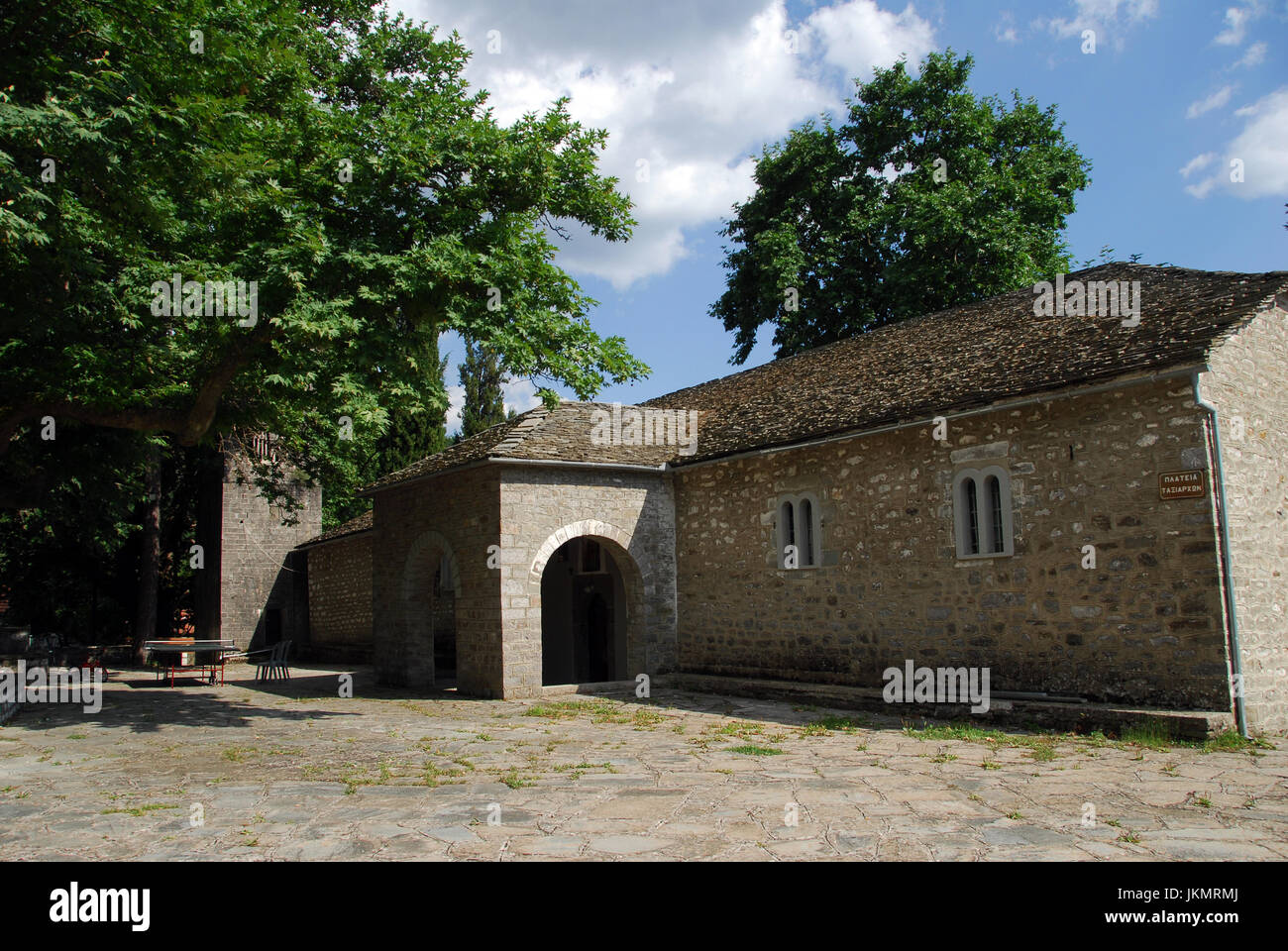 Zagoria Bergdörfer, Griechenland (Dilofo, Skamneli, Laista, Tsepelovo)  08 08 2010 Stockfoto