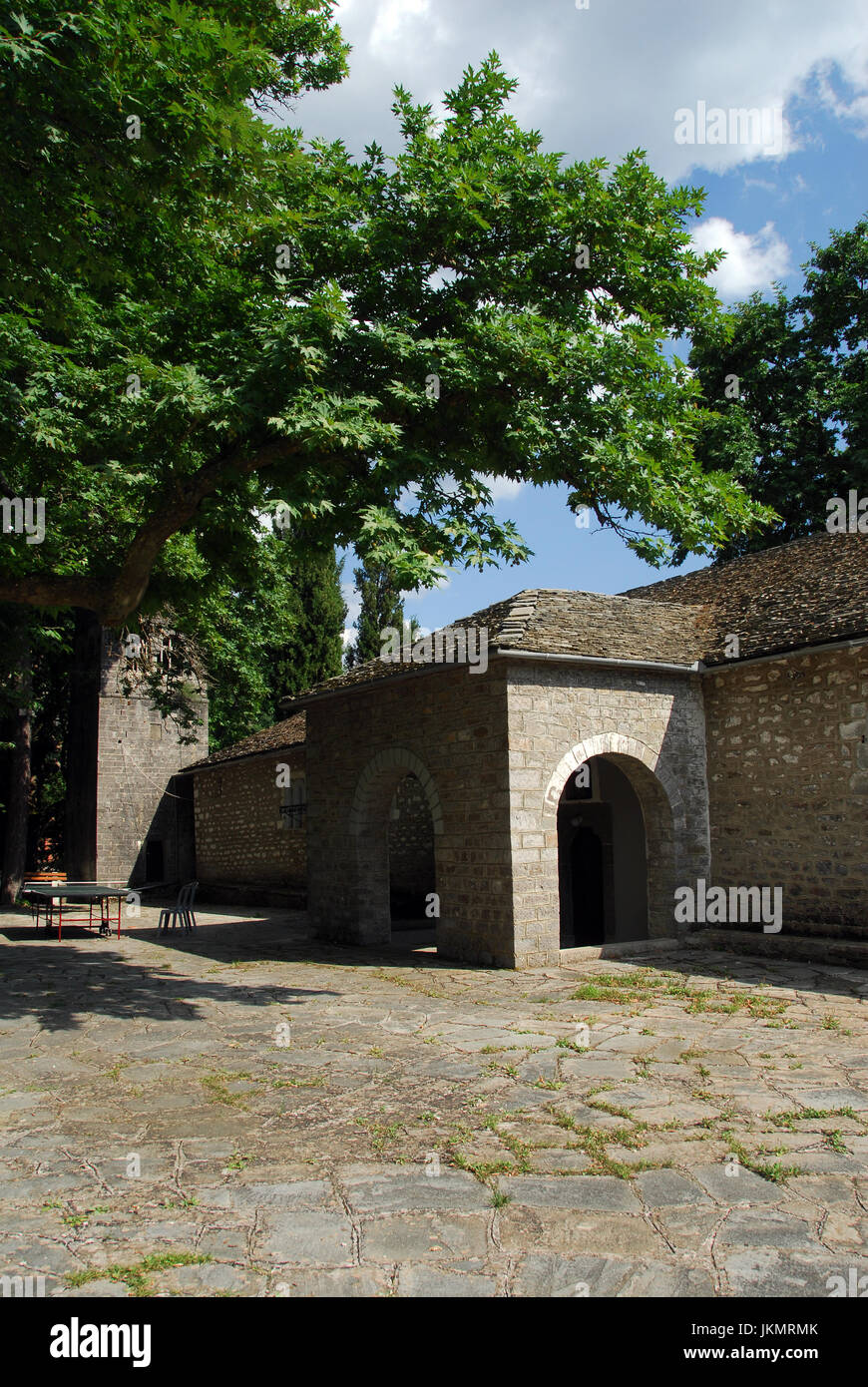 Zagoria Bergdörfer, Griechenland (Dilofo, Skamneli, Laista, Tsepelovo)  08 08 2010 Stockfoto