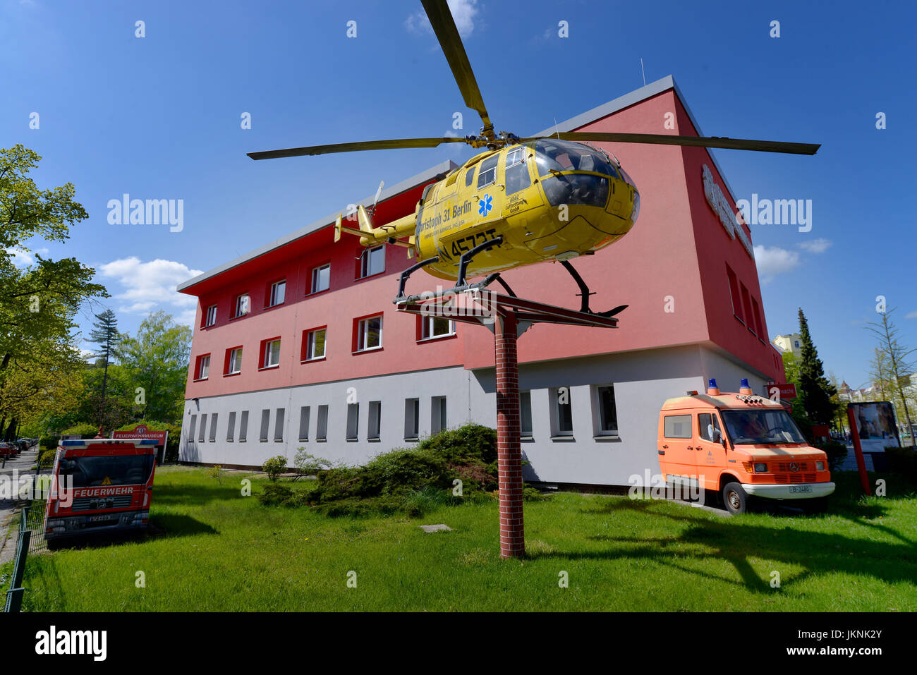 Museum der Berliner Feuerwehr, Berliner Straße, Tegel, Dorf Reinicken, Berliner Straße, Reinicke, Museum der Berliner Feuerwehr, Berlin, Deutschland Stockfoto