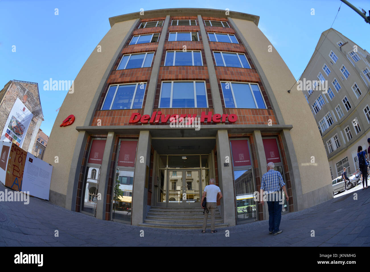 Lieferung Held, Oranienburger Straße, Mitte, Oranienburger Straße, Mitte, Berlin, Germany, Deutschland Stockfoto