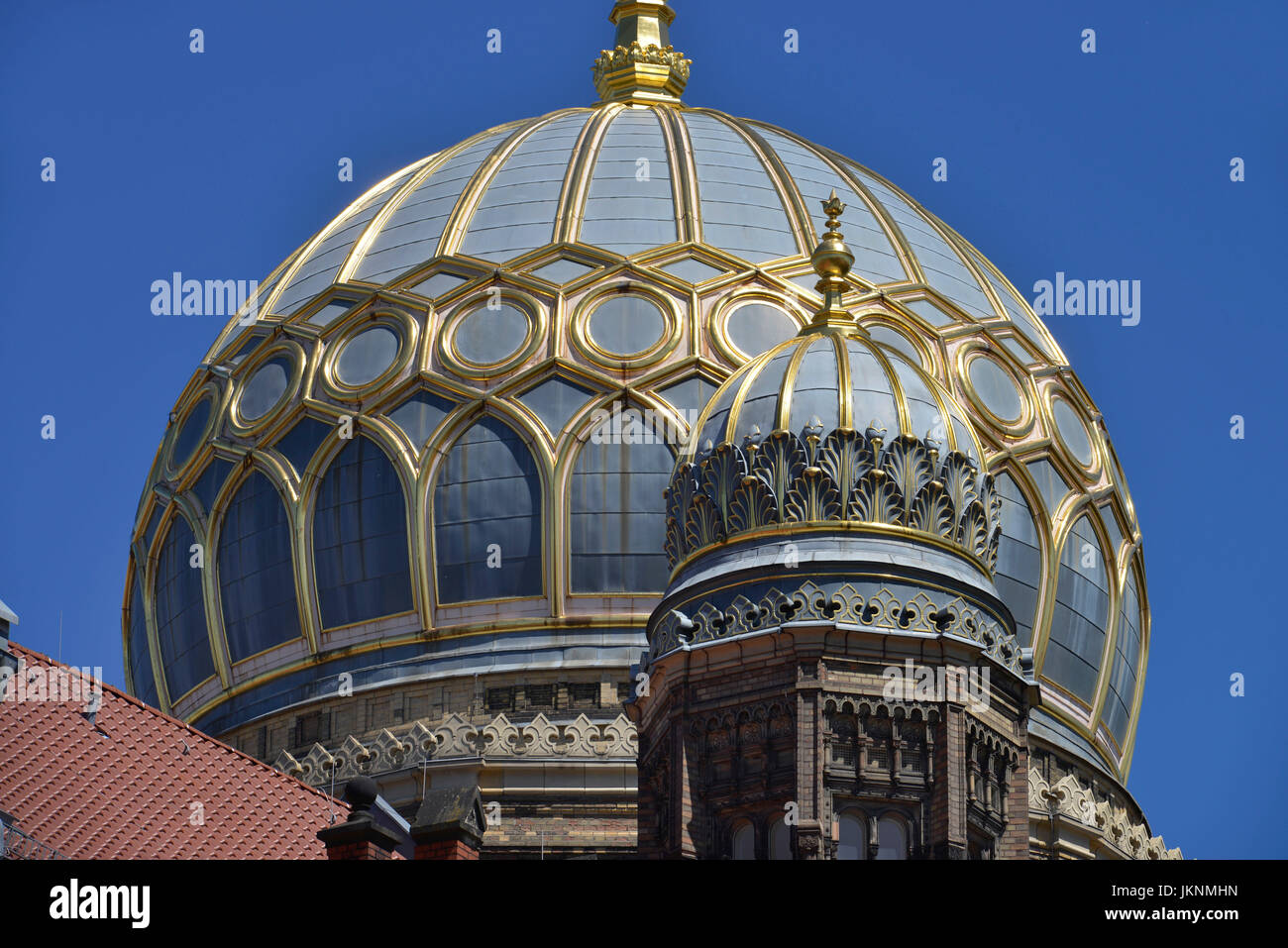 Synagoge, Oranienburger Straße, Mitte, Berlin, Deutschland, Synagoge, Oranienburger Straße, Mitte, Deutschland Stockfoto