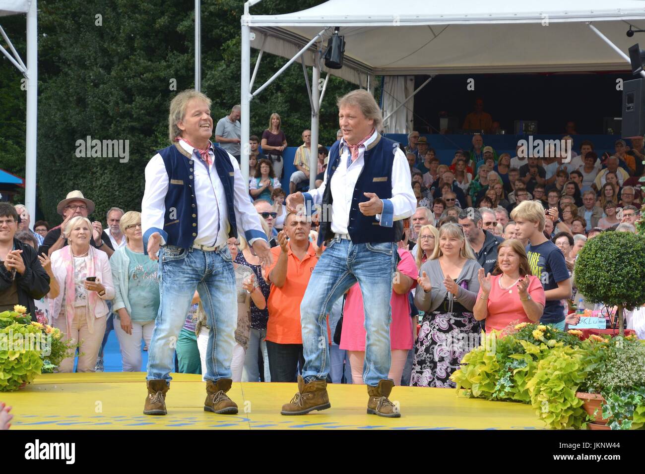 Rust, Deutschland, 23. Juli 2017, Das Erste ARD TV-Show "Immer Wieder Sonntags" Credit: Mediensegel/Alamy Live-Nachrichten Stockfoto