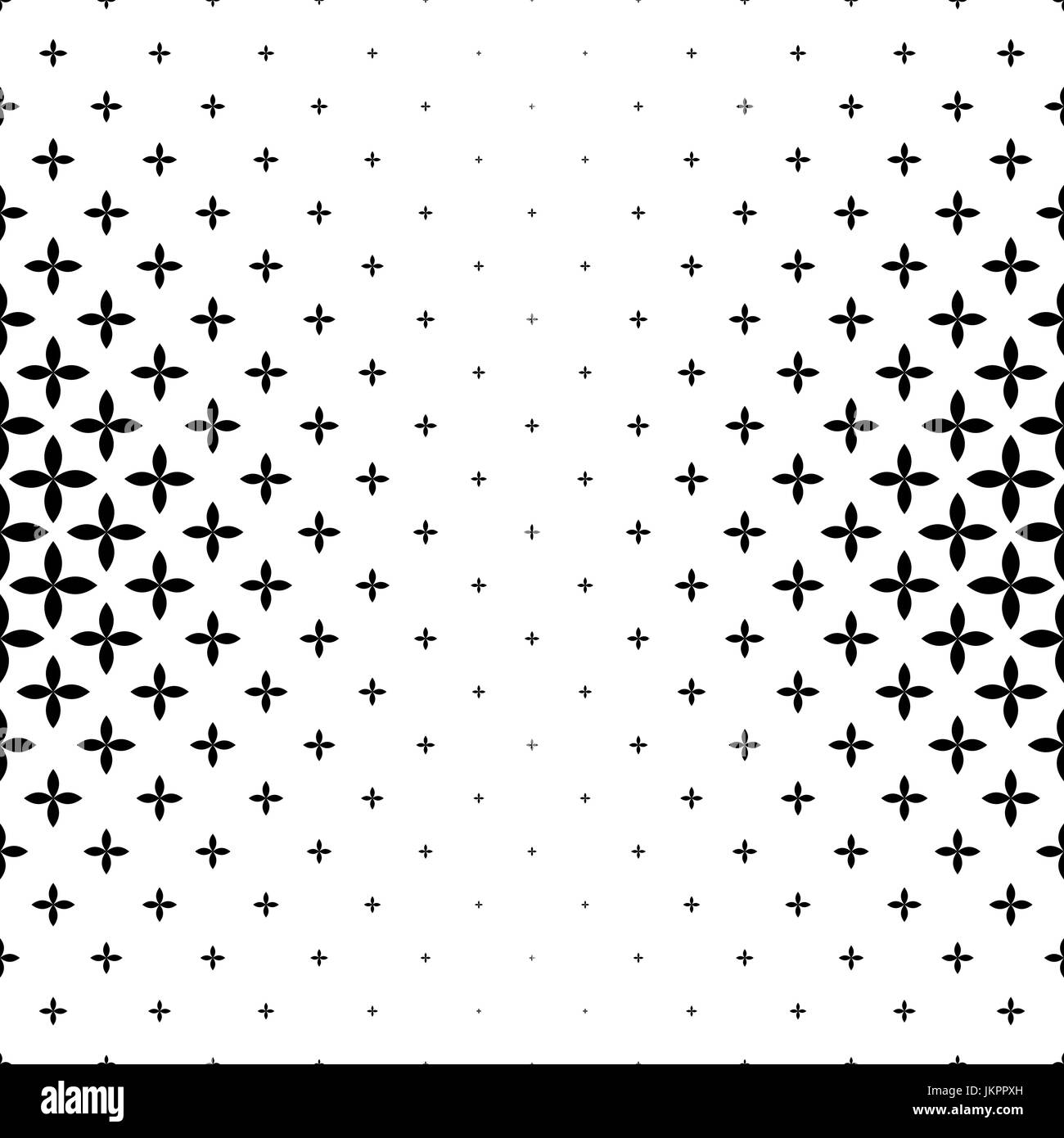 Monochrome geometrische Muster - abstrakte Vektor Hintergrund-Grafik-design Stock Vektor