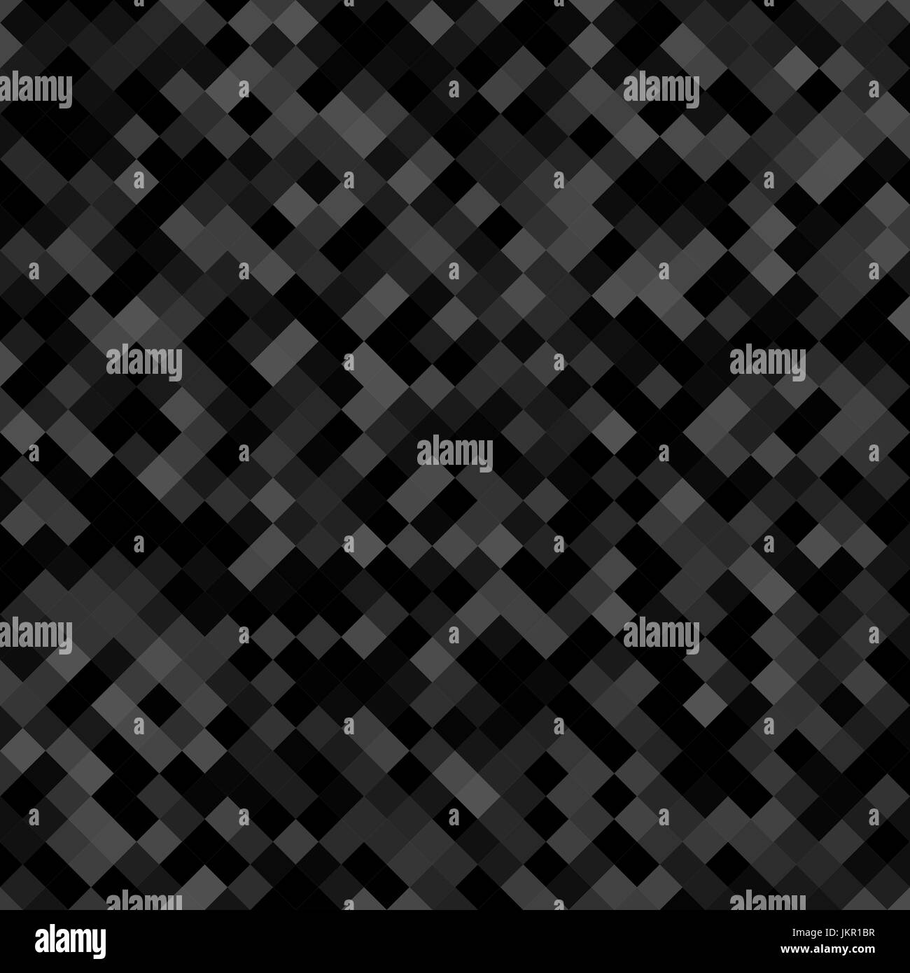Dunkel grau Karomuster Hintergrund - geometrischen Vektor-Design von Diagonale Quadrate Stock Vektor