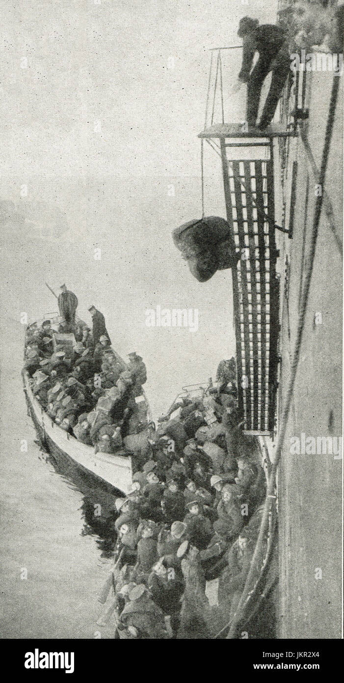 Britische Landung-Partei, Gallipoli, 1915 Stockfoto