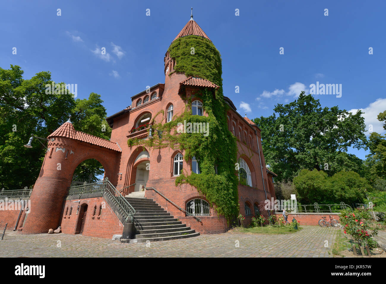 Sixtus-Villa, Viktorias Unterkunft, Methfesselstrasse, cross-Mountain, Berlin, Deutschland, Sixtus-Villa, Viktoria-Quartier, Kreuzberg, Deutschland Stockfoto