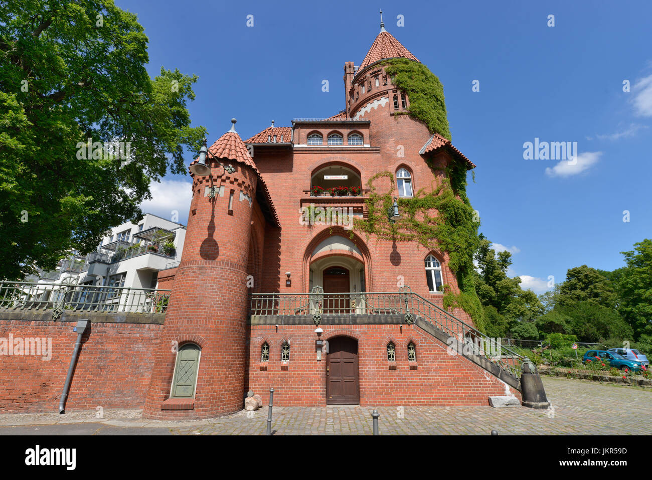Sixtus-Villa, Viktorias Unterkunft, Methfesselstrasse, cross-Mountain, Berlin, Deutschland, Sixtus-Villa, Viktoria-Quartier, Kreuzberg, Deutschland Stockfoto