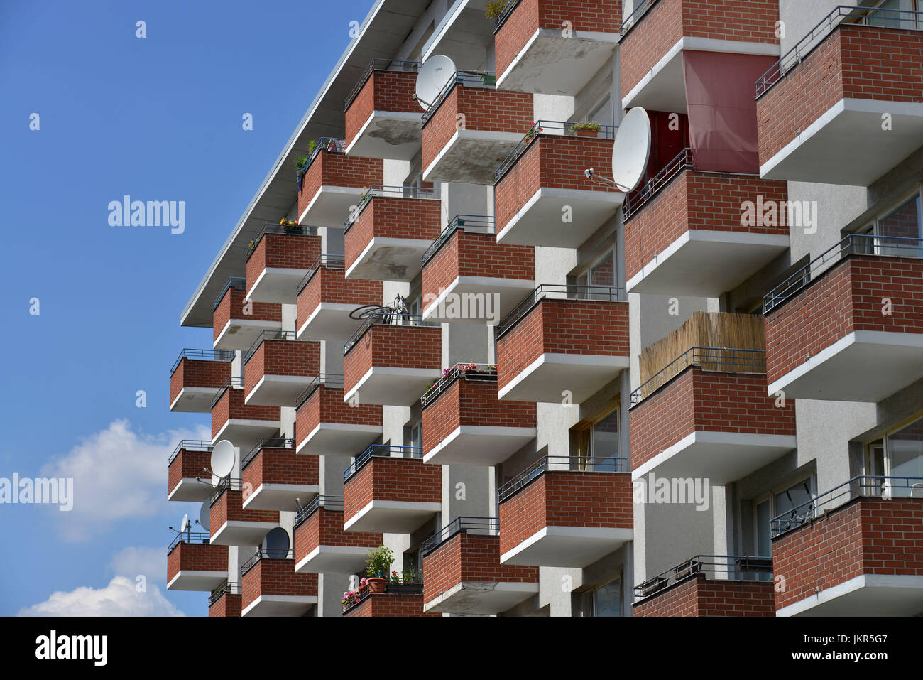 Neubauten, Schwiebusser Straße, cross-Mountain, Neubauten, Schwiebusser Straße, Kreuzberg, Berlin, Germany, Deutschland Stockfoto