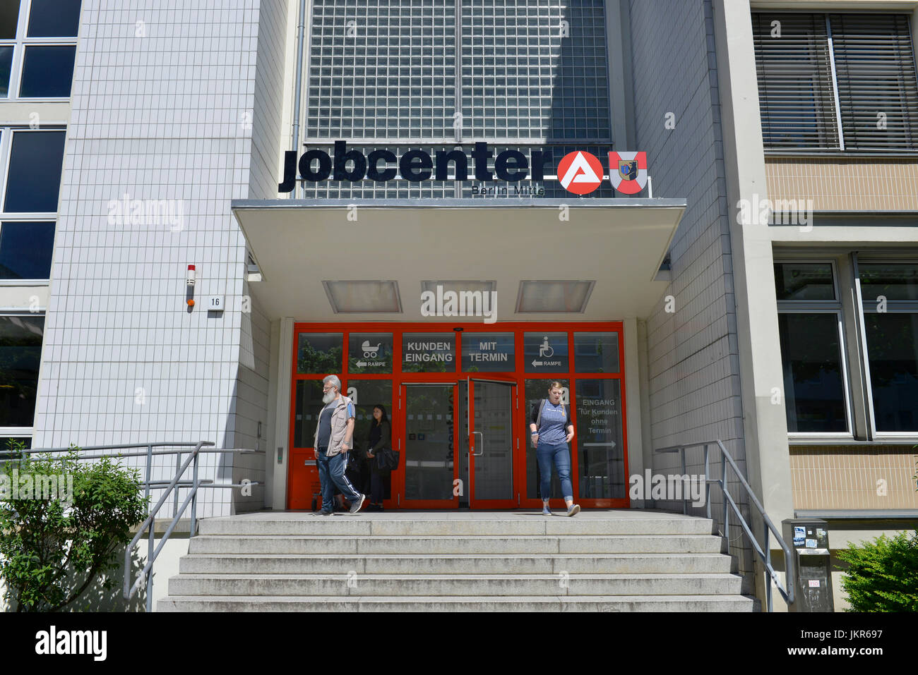 Arbeitsamt, M? Llerstrasse, Wedding, Mitte, Jobcenter, Muellerstrasse, Mitte, Berlin, Germany, Deutschland Stockfoto