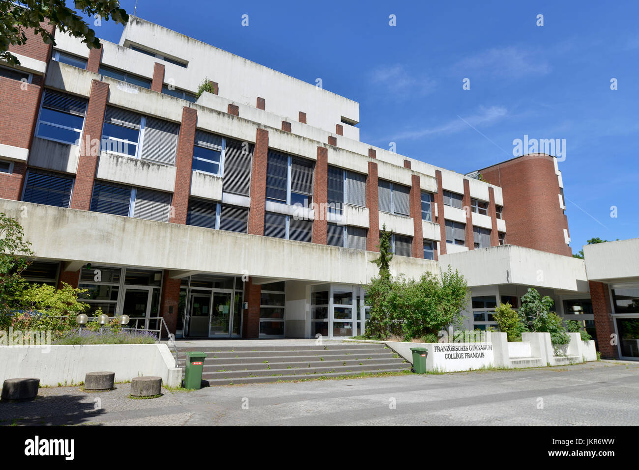 Französisches Gymnasium, Derfflinger Straße, Zoo, Mitte, Berlin, Deutschland, Franzoesisches Gymnasium, Derfflinger Straße, Tiergarten, Mitte, Deutschland Stockfoto