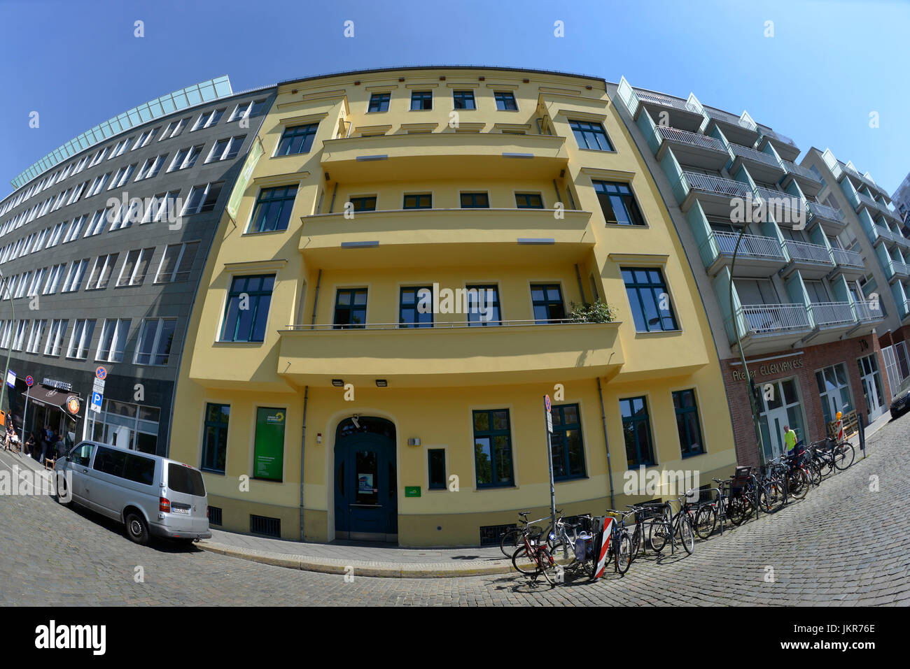 Bündnis 90 / die grünen, Bundesamt, Platz vor dem neuen Tor, Mitte, Berlin, Deutschland, BUENDNIS 90/DIE GRUENEN, Bundesgeschaeftsstelle, Platz V Stockfoto