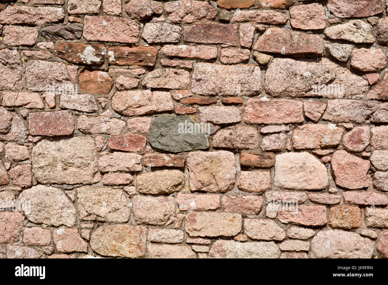 Steinmauer Stockfoto