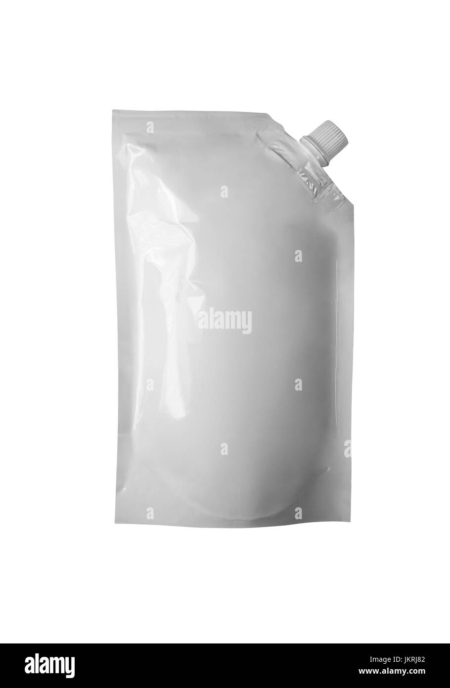 Muster-weiße Verpackung Stockfoto