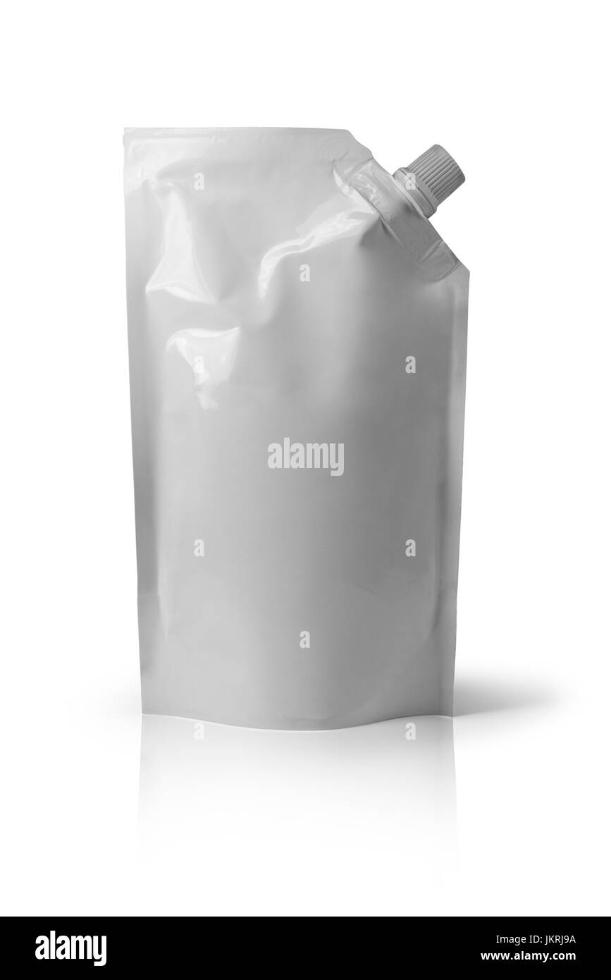 Muster-weiße Verpackung Stockfoto