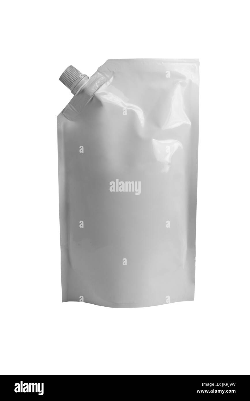 Muster-weiße Verpackung Stockfoto