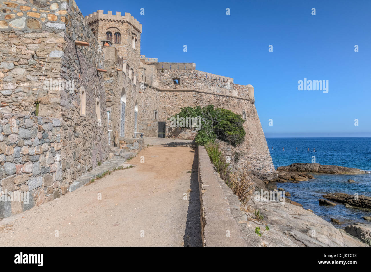 Algajola, Korsika, Balagne, Frankreich Stockfoto