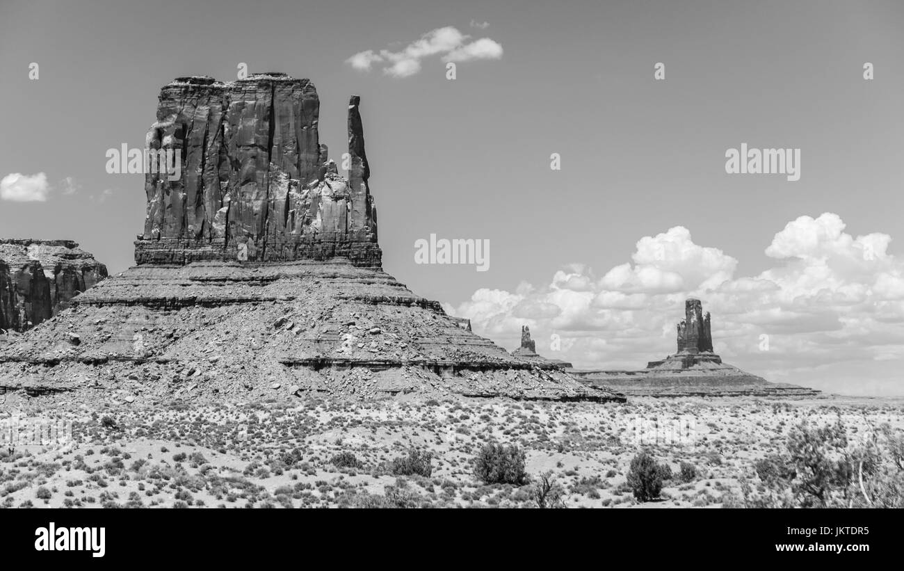 Monument Valley Buttes Stockfoto