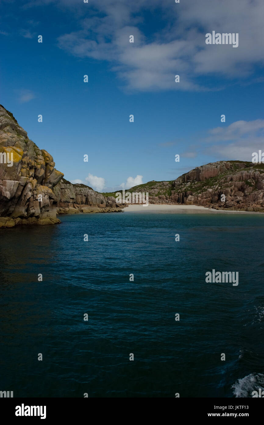 Die Annäherung an Traigh Gheal, „Balfour Bay“ Stockfoto