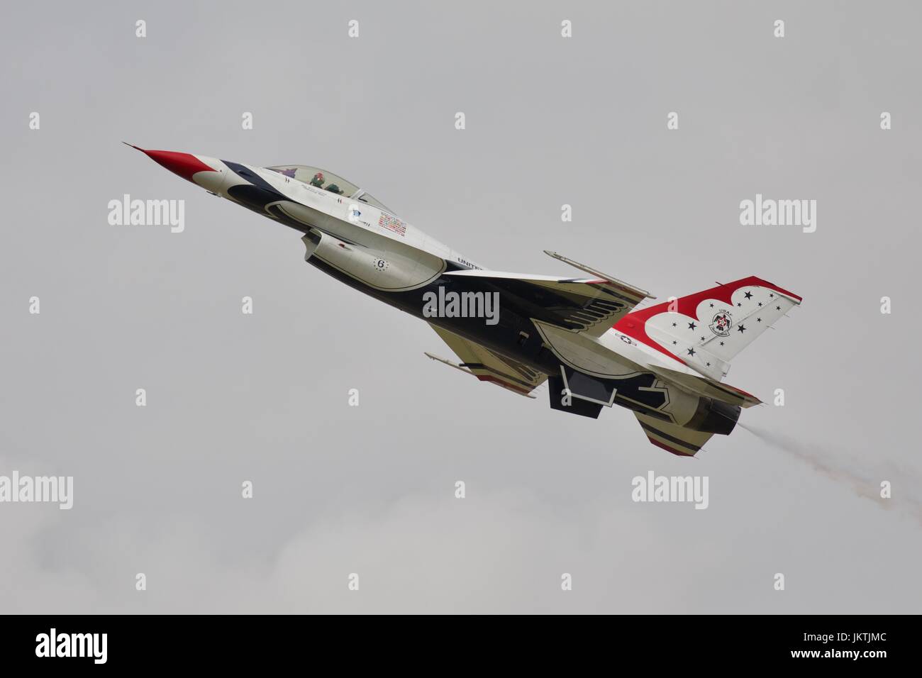 US Air Force Thunderbird f-16 fighting falcon Stockfoto