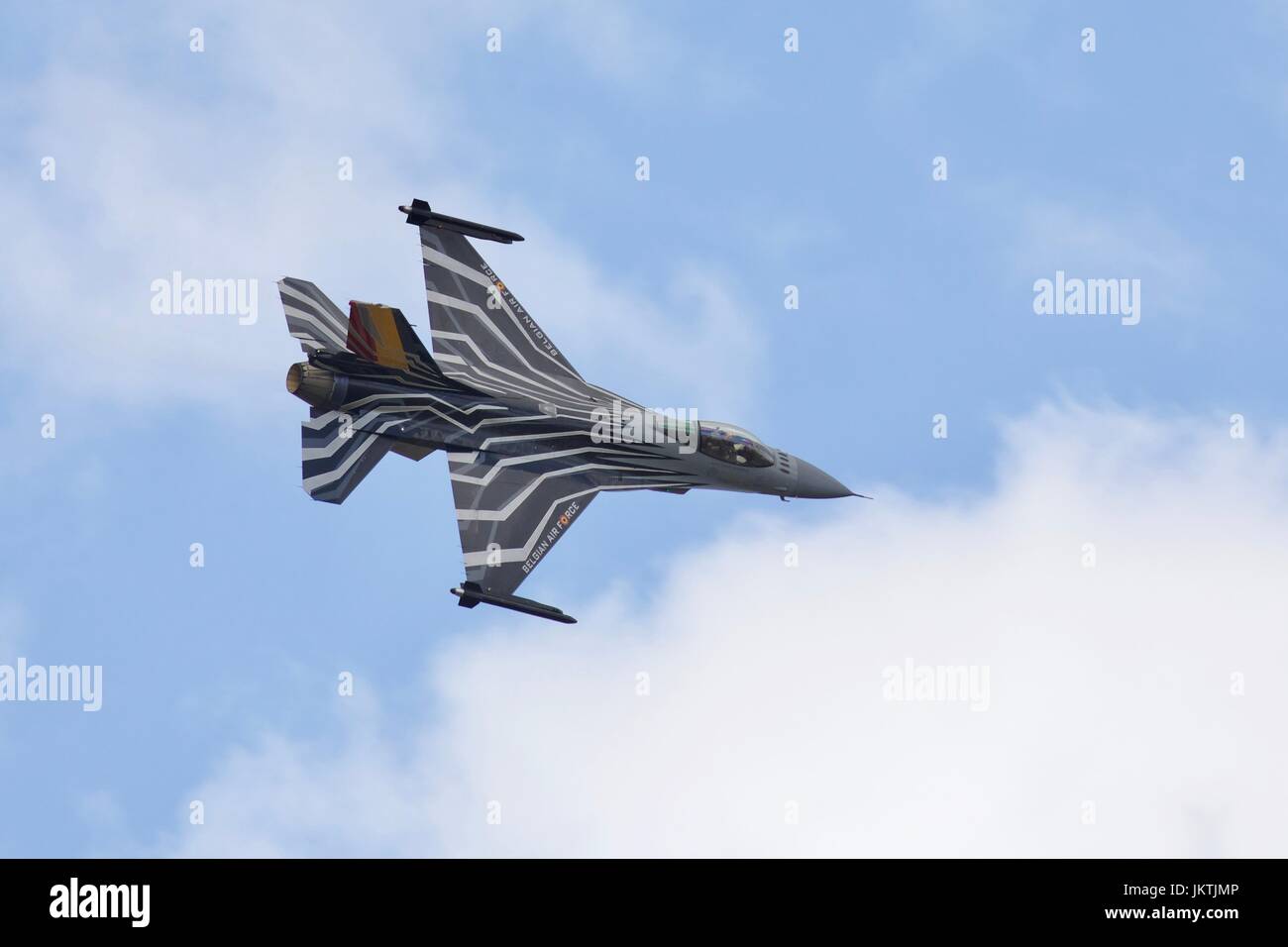 Belgische Luft Komponente F-16 Fighting Falcon bin Stockfoto