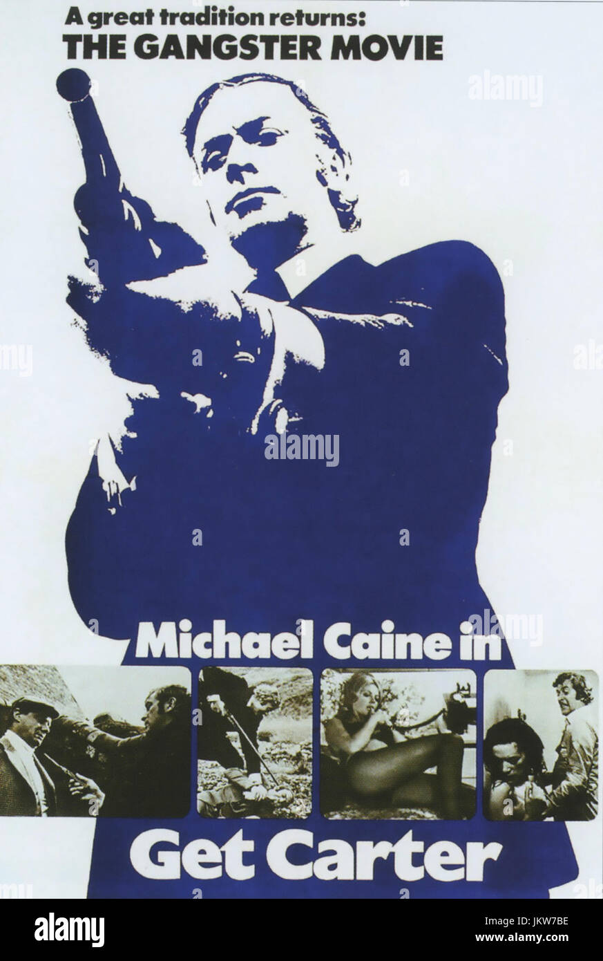 GET CARTER 1971 MGM Film mit Michael Caine Stockfoto