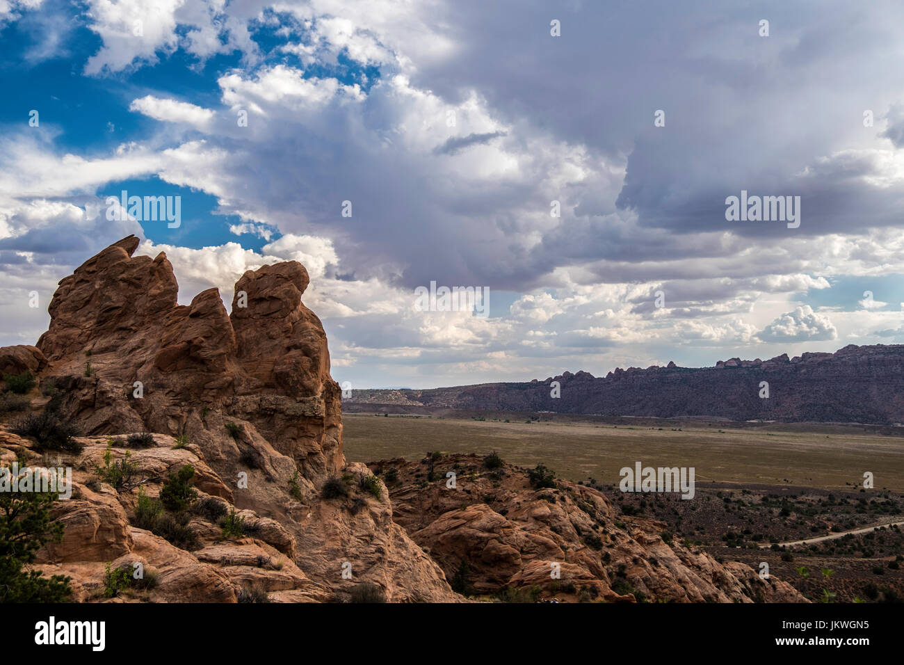 Moab, Utah Landschaft.  Einer der besten Plätze in der Welt. Stockfoto