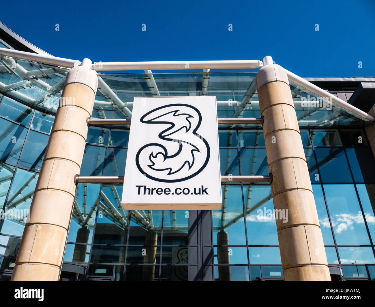 Drei britische Head Office, Maidenhead, Berkshire, England, UK, GB. Stockfoto