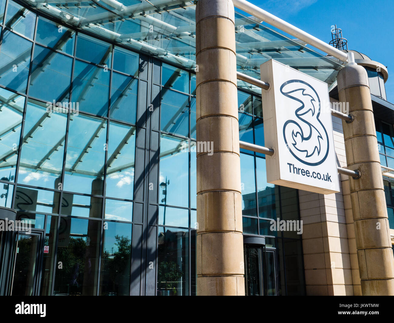 Drei britische Head Office, Maidenhead, Berkshire, England, UK, GB. Stockfoto