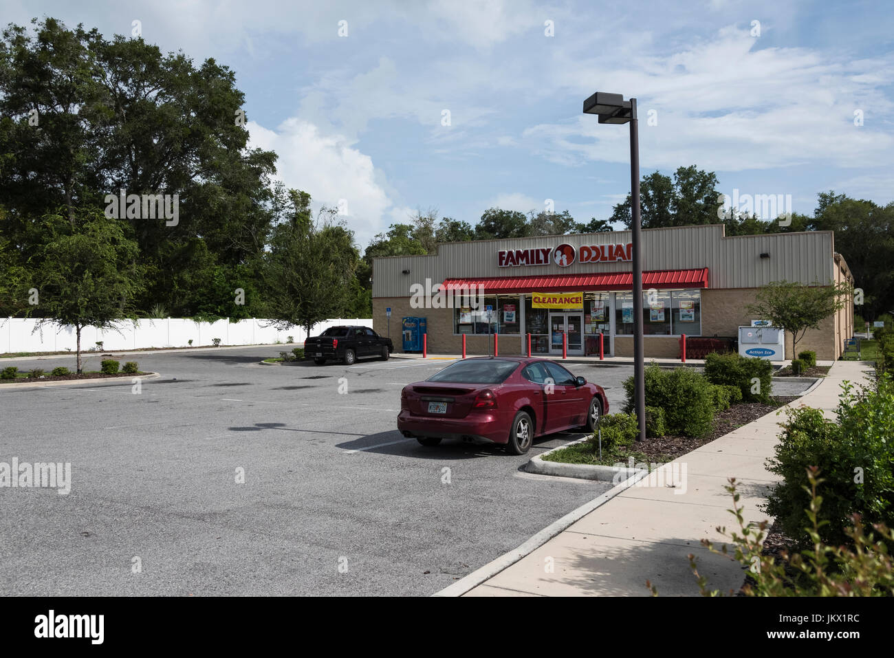 Familie Dollar Discounter Stockfoto