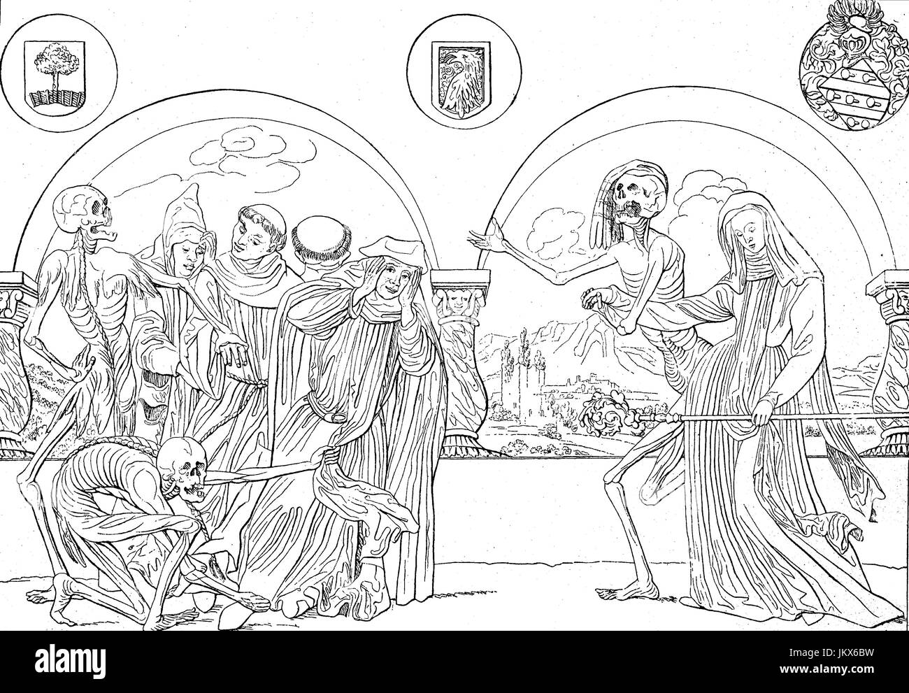Nonnen Und Mönche Im Mittelalter Mönch mittelalter arbeit -Fotos und -Bildmaterial in hoher Auflösung
