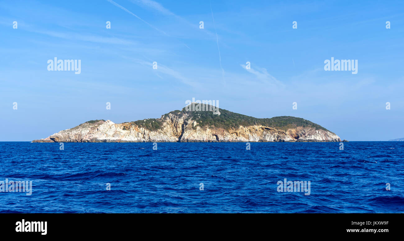 kleine Insel der Cerboli des toskanischen Archipels, Italien Stockfoto