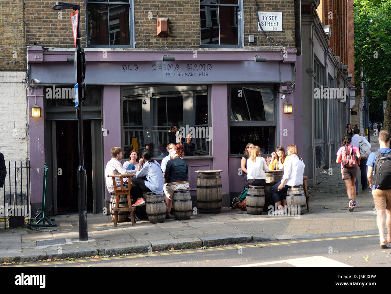 Alten China Hand pub Stockfoto