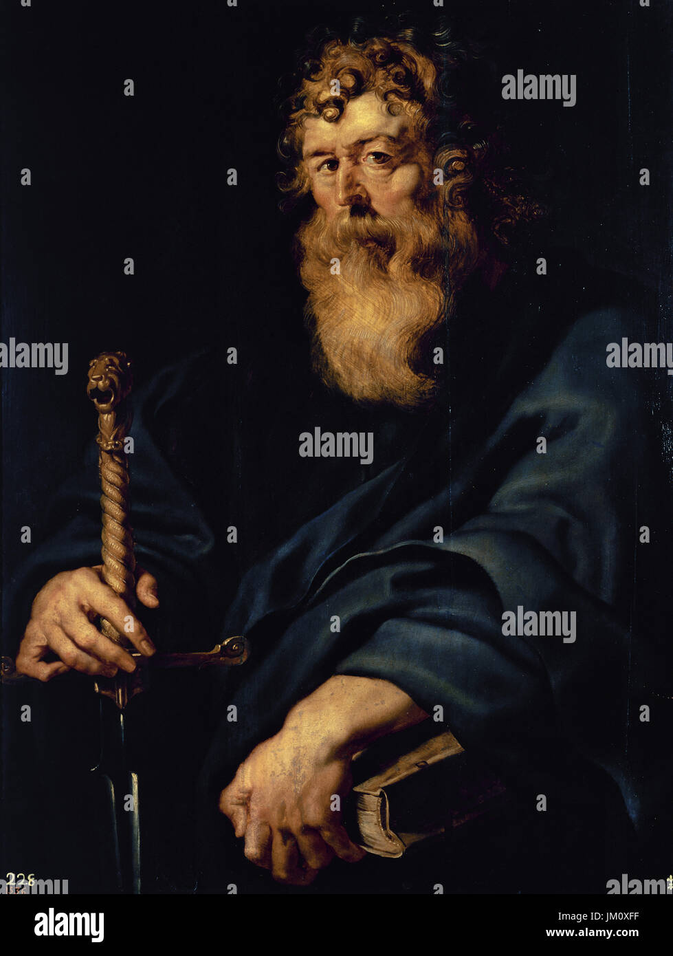 Rubens (1577-1640). Flämischer Maler. Saint Paul, 1610-1612. Prado-Museum. Madrid. Spanien. Stockfoto
