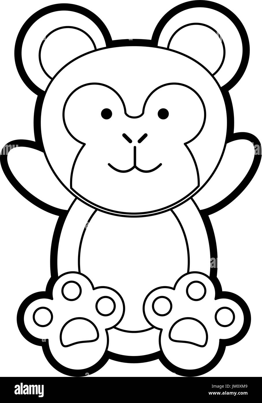 niedlichen Tier cartoon Stock Vektor