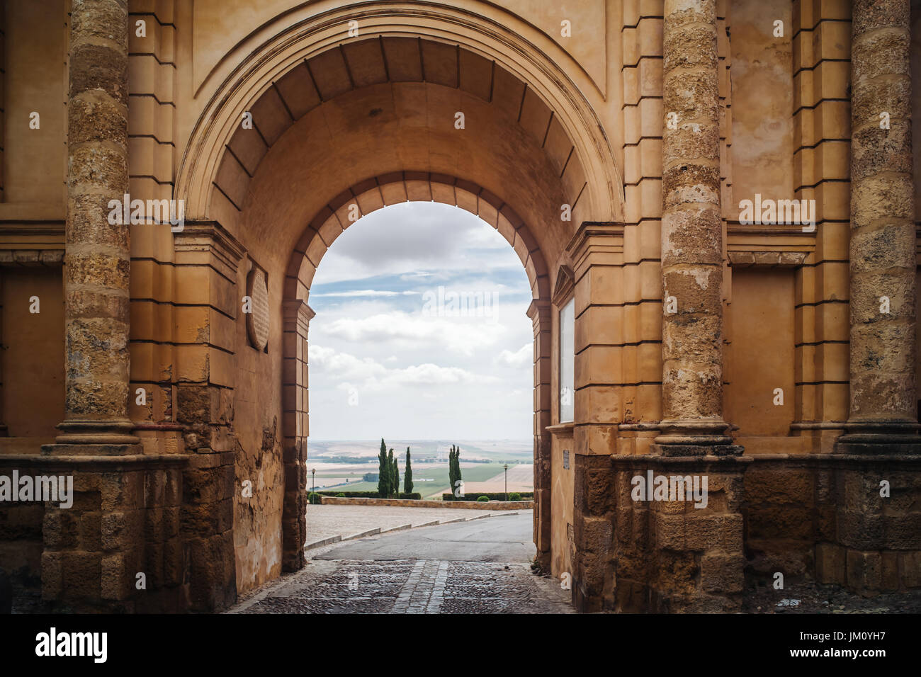 Das schöne Dorf Carmona in Andalusien, Spanien Stockfoto