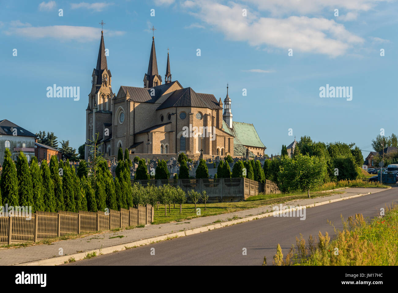 Das Heiligtum von der schmerzhaften Mutter Gottes in Sulisławice Stockfoto