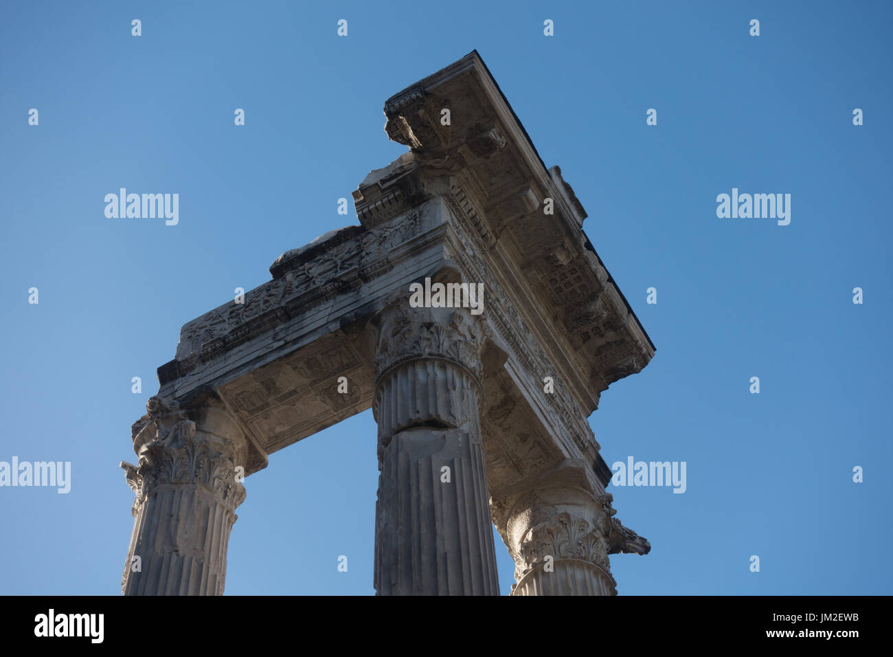 Apolo Tempel und Marcellos Theater - Super Rom, Italien Stockfoto