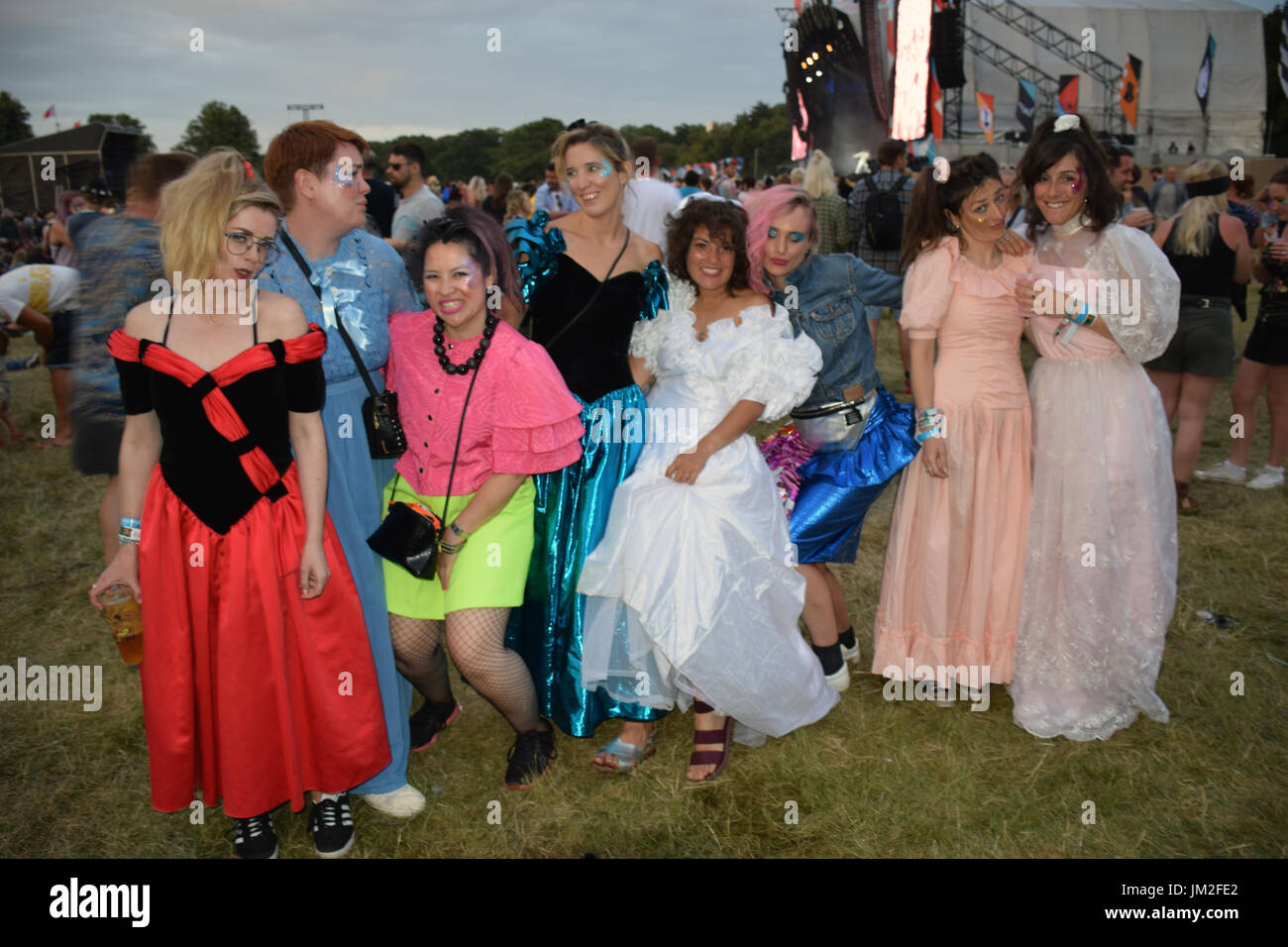 Latitude Festival 2017, Henham Park, Suffolk, UK. Eines der vielen Junggesellenabschiede Stockfoto