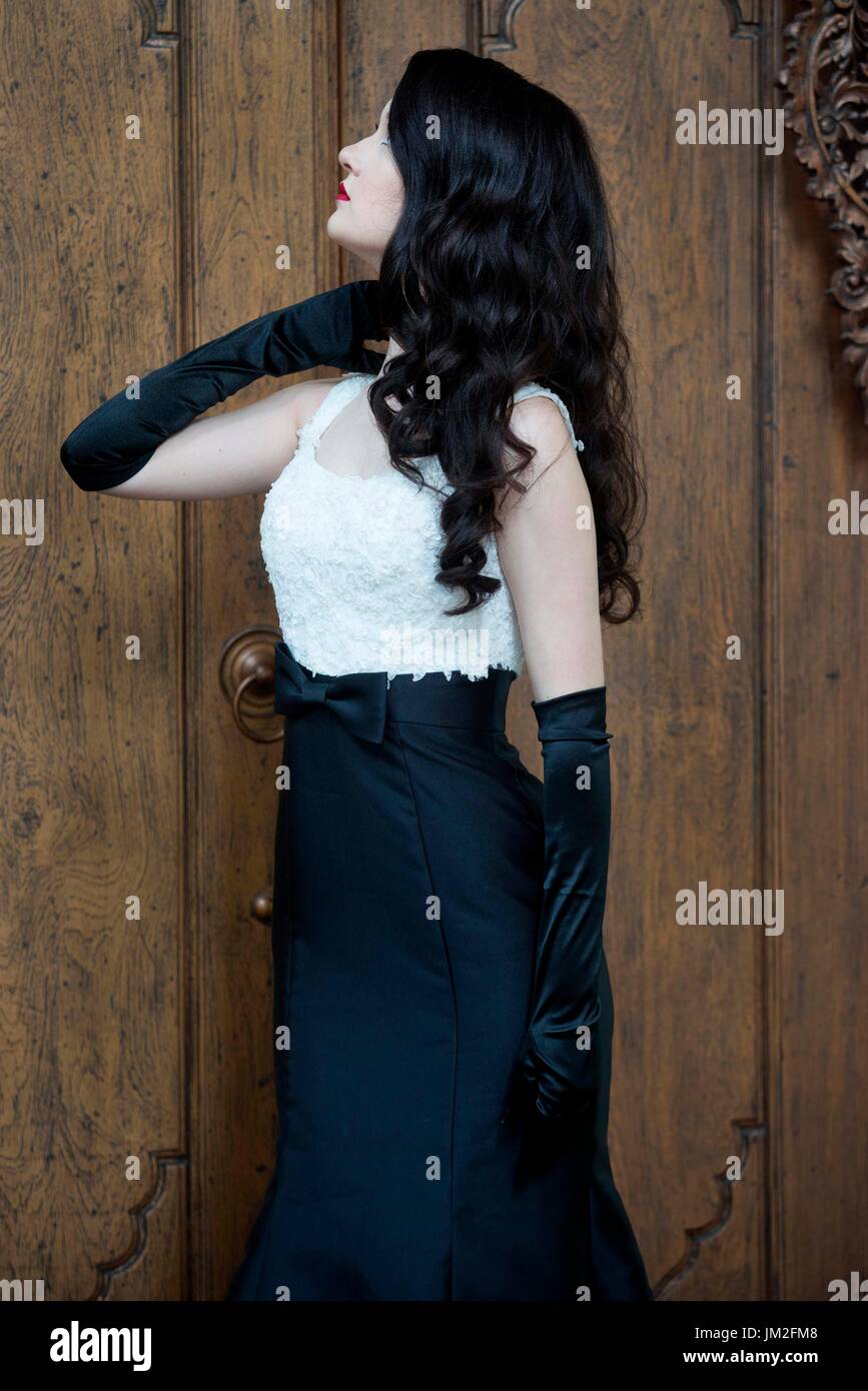 Mode-Modell Stockfoto