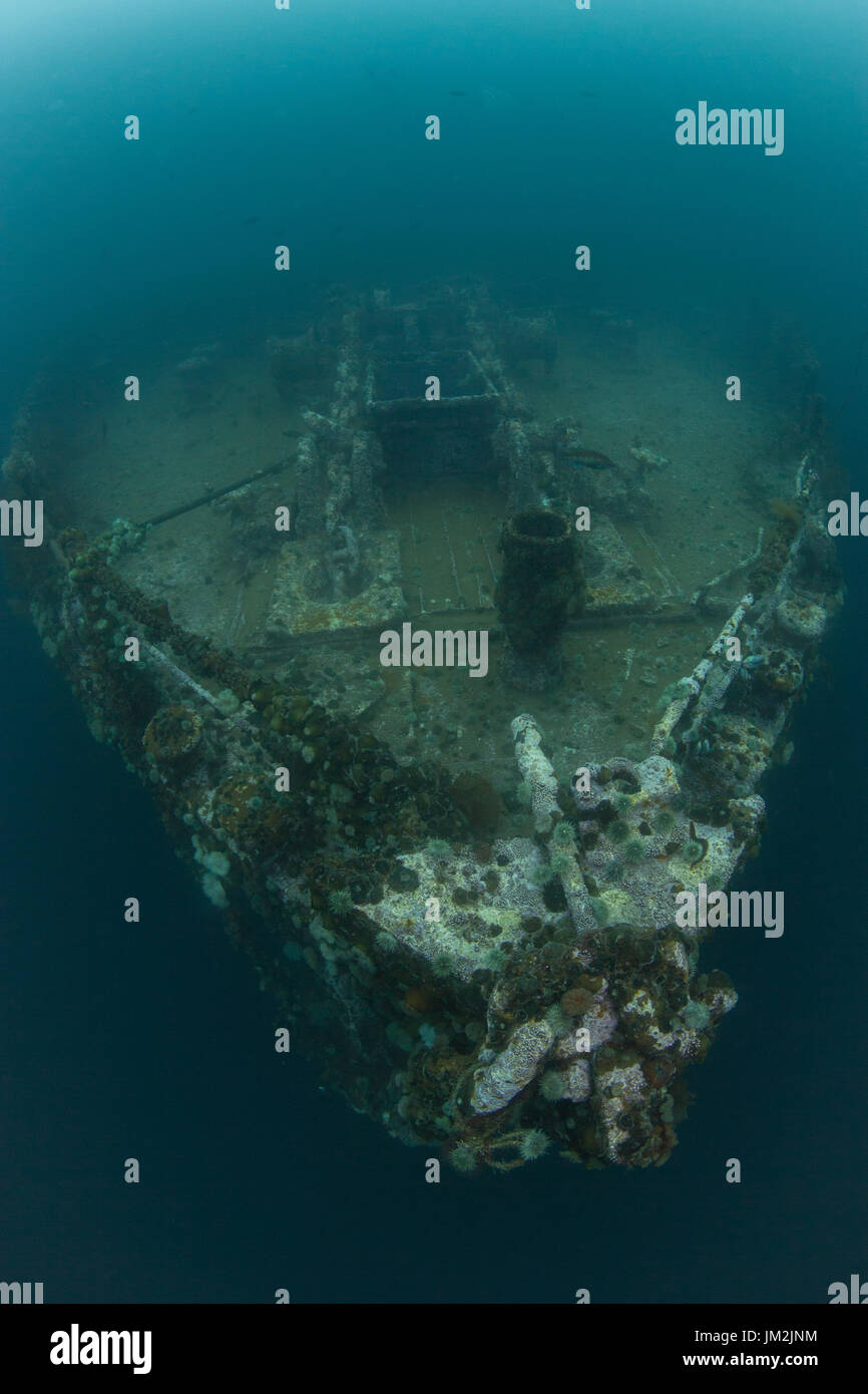 Tiefes Wasser tauchen, die letzte Grenze Stockfoto