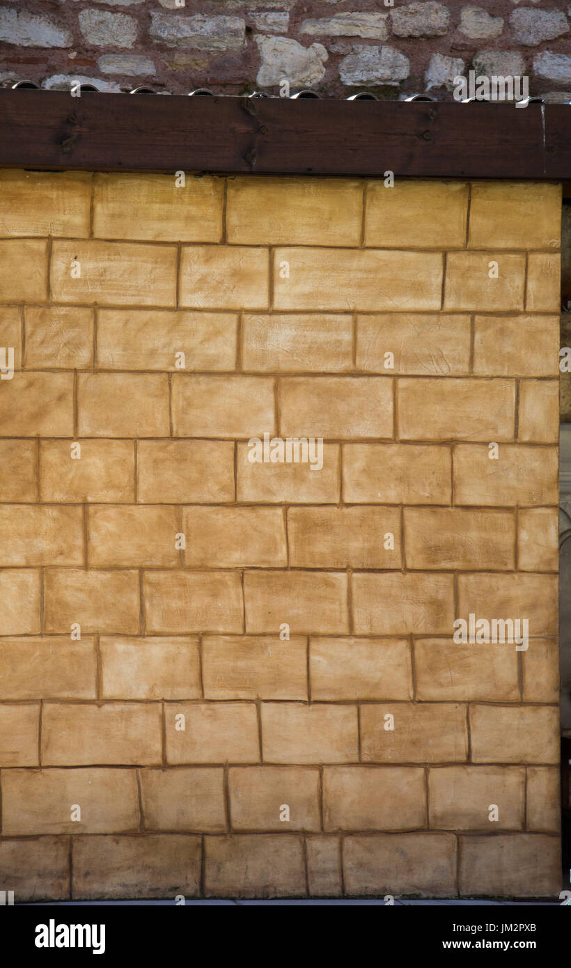 Wandfläche als einfachen Hintergrund Texturmuster Stockfoto