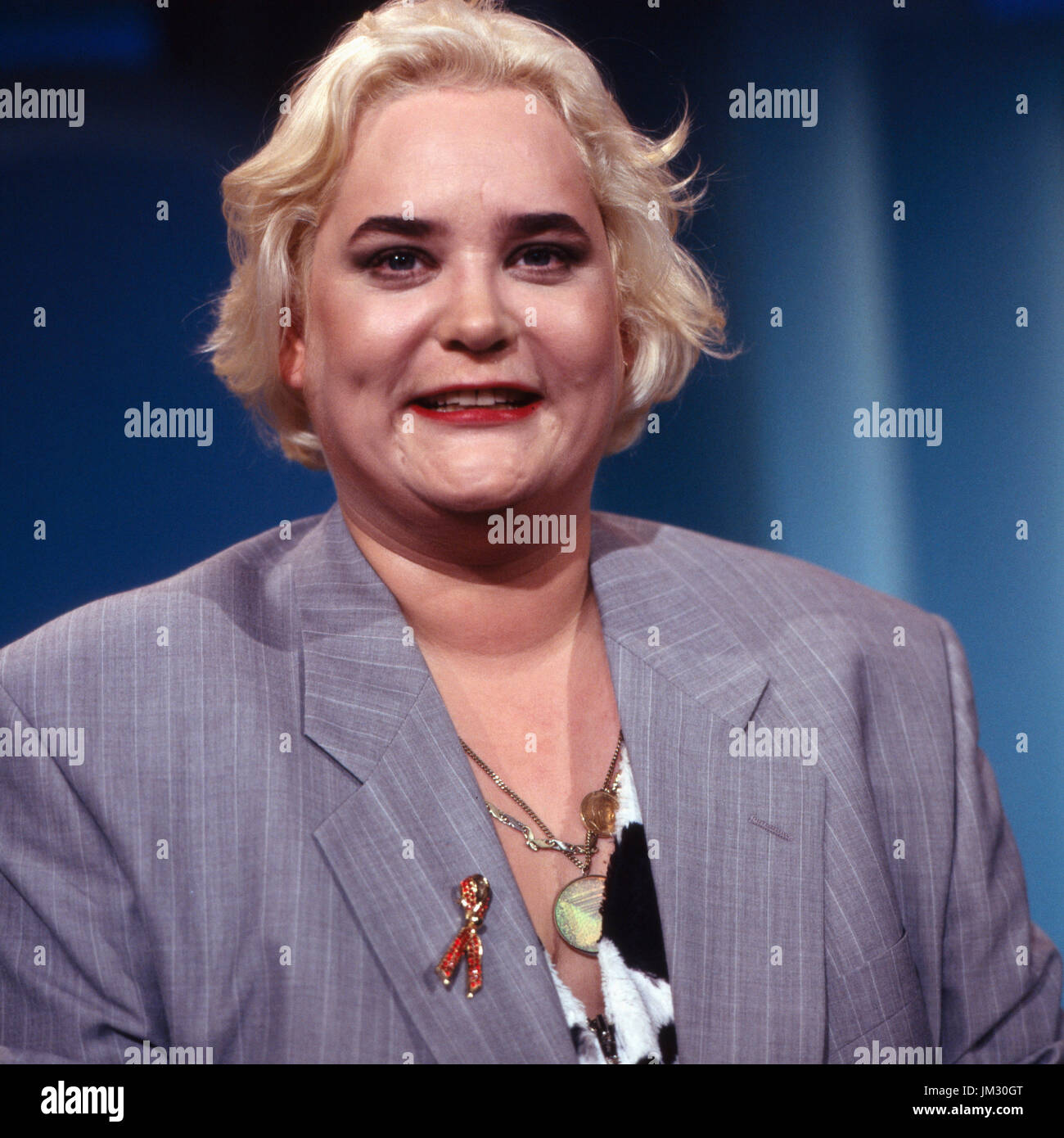 Deutsche Fernsehmoderatorin und Komikerin Hella von Sinnen, Deutschland 1990er Jahre. Deutsche