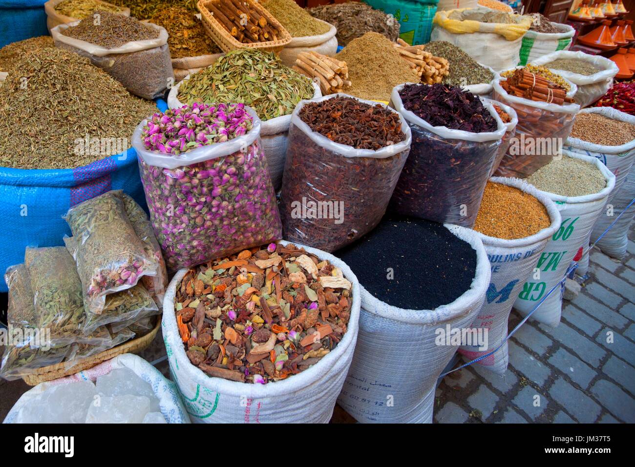 Gewürze Markt, Portugal Stockfoto