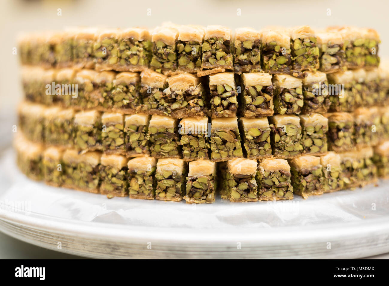 Baklava Stockfoto