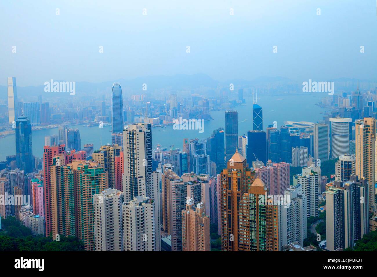 Hong Kong Skyline Stockfoto